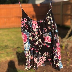 Express Floral tank top